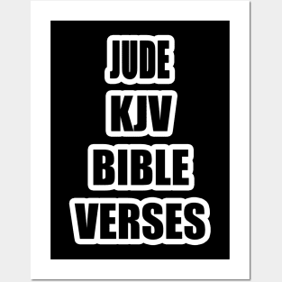 JUDE KJV BIBLE VERSES Text Typography Posters and Art